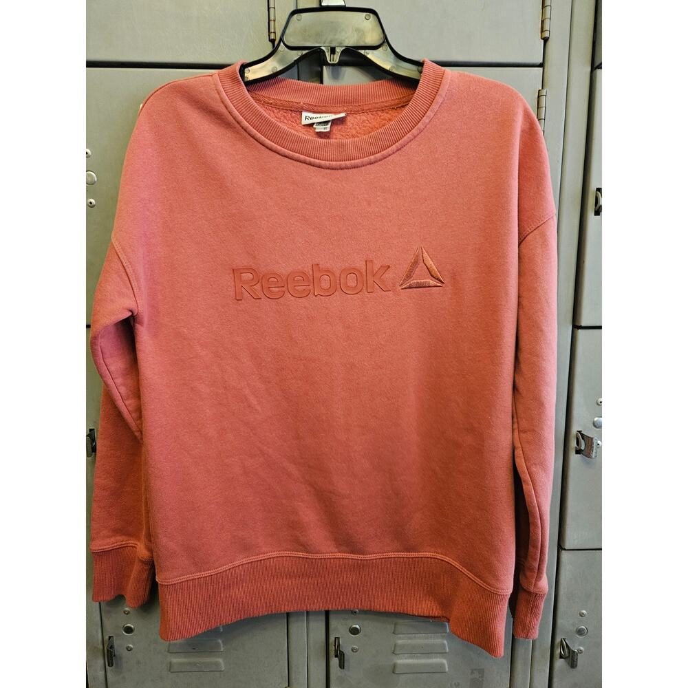 Reebok Women's Crewneck Pullover Sweatshirt Tag Size Missing See Measurements